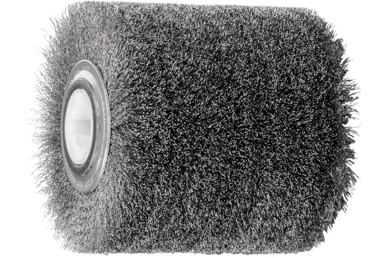 Picture of Pferd Drum Brush 4" Dia X 4" Wide .008 Stainless Steel 3/4" Square Drive